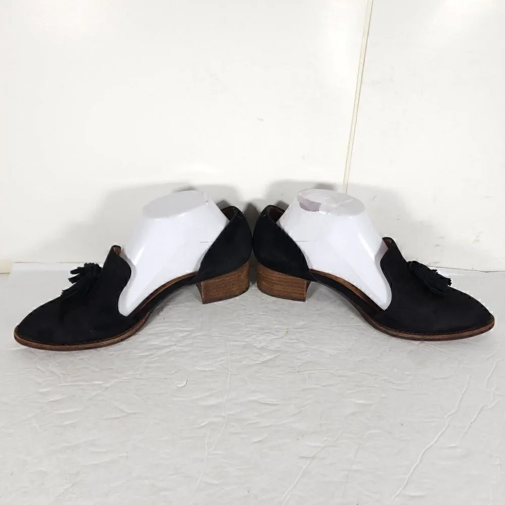 Free People Jeffrey Campbell Women's Charles US8 Suede Slip-On Tassel Loafers